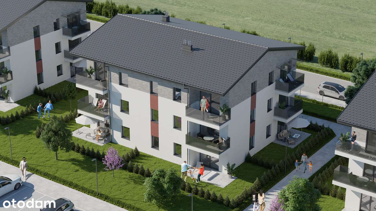 Nowe 2-pokojowe mieszkanie na I piętrze – Wiśniowe Osiedle, Czernikowo - Pełny obrazek: 4/17