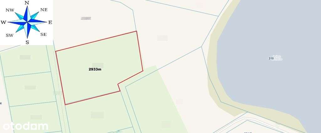 Działka z bezpośrednim zejściem do jeziora Komorze-7