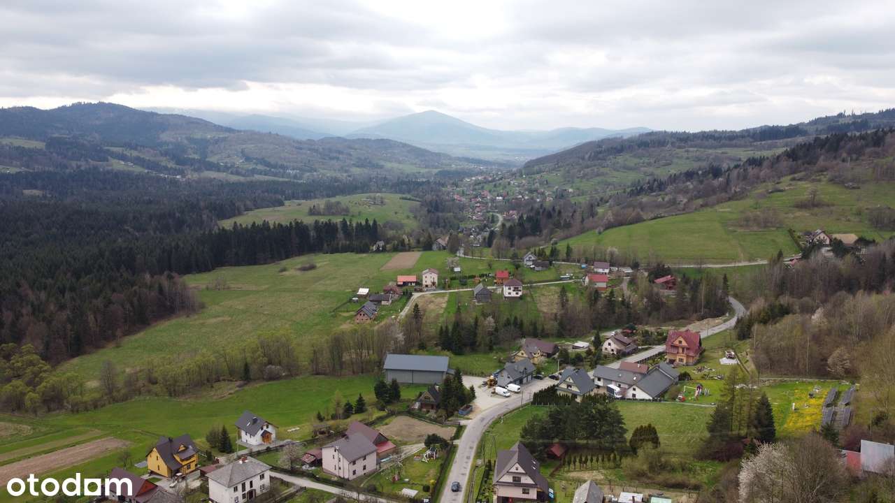 Hucisko, dwie widokowe działki budowlane po  7 arów-7