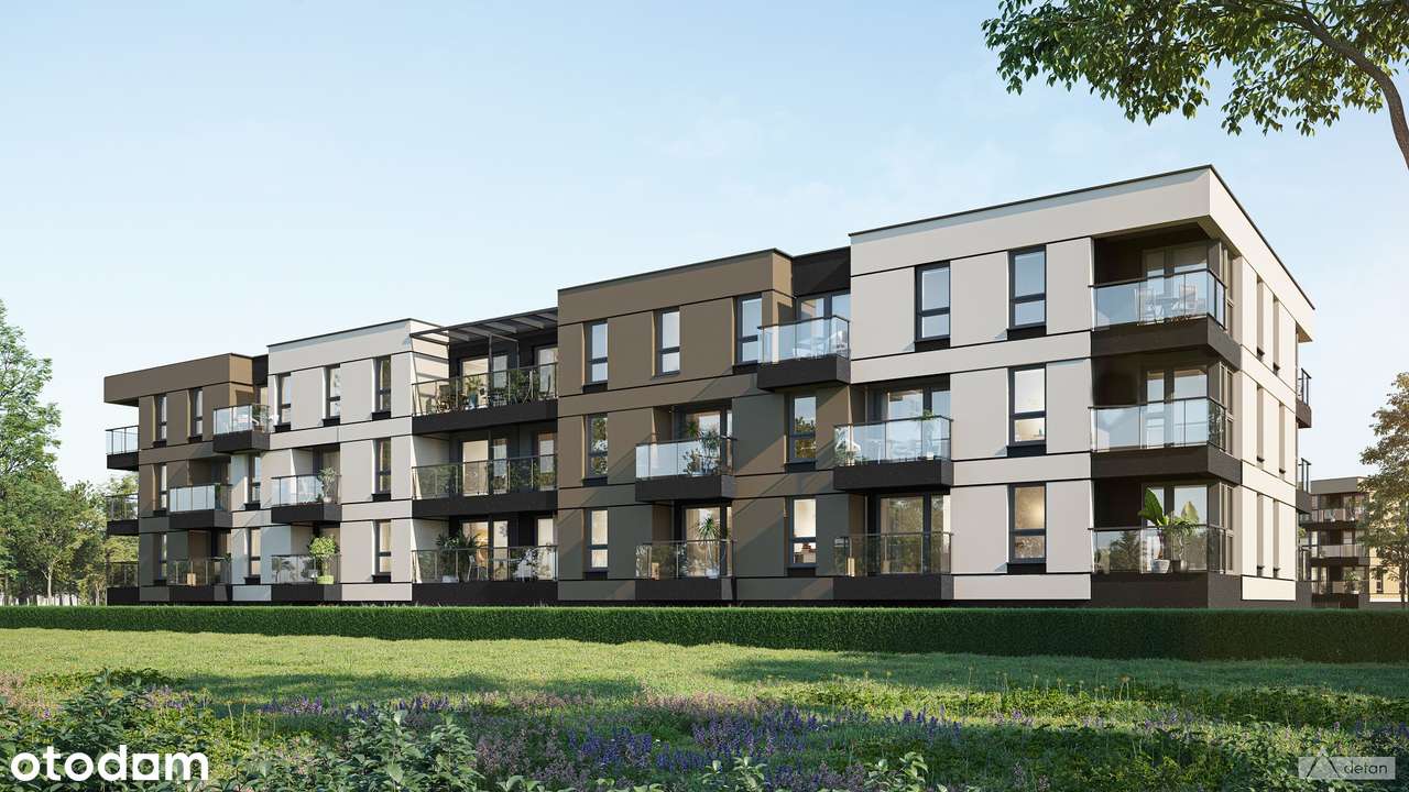 2-pokojowe mieszkanie 37m2 + taras Bezpośrednio - Pełny obrazek: 1/8