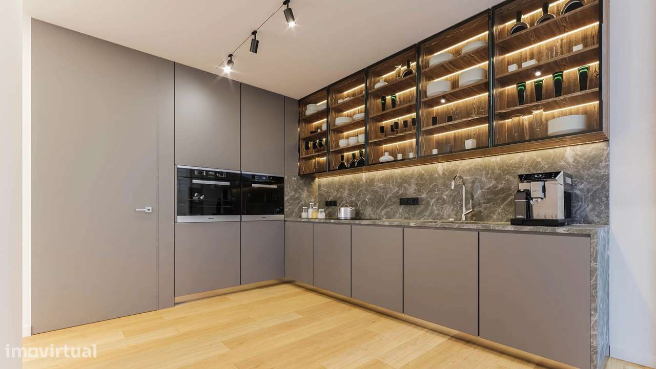 Fabulosa Moradia T4+1 com piscina, vista mar e rio, na prestigiada Qui - Grande imagem: 4/7