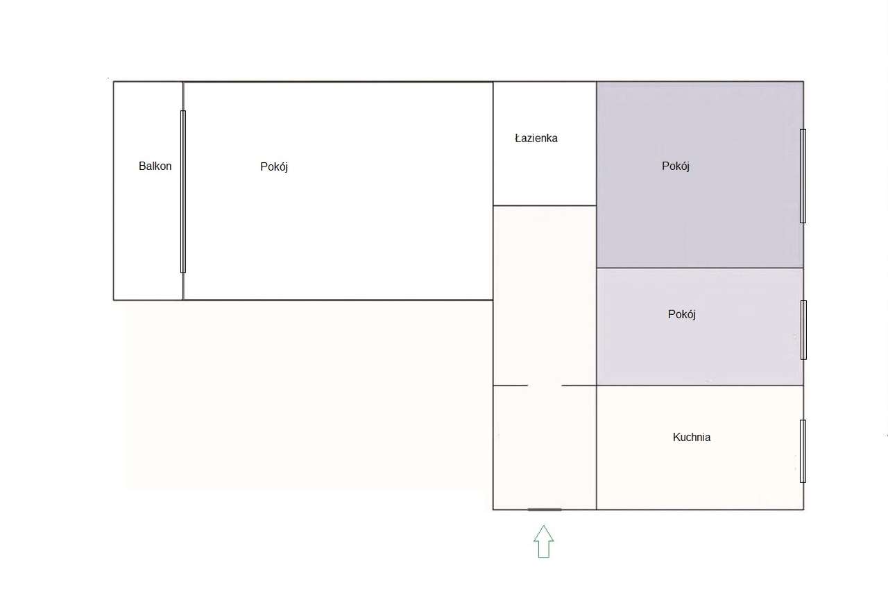 Widokowe 3 pokojowe o pow. 48,5 m²  Os. Niepodległości Bieńczyce-4