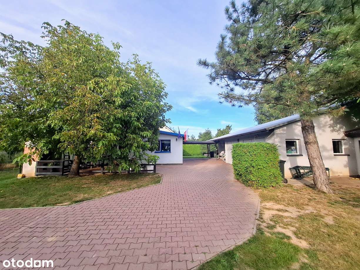 DOM parterowy energooszczędny + budynek usługowy Mielec Witosa 24-18