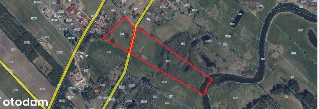 Działka Z Linią Brzegową Rzeki Pisa-1