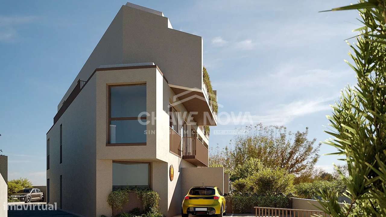 T2 Novo c/ Varanda e Lugar de Garagem 2 Viaturas em Arcozelo (Praias)-21