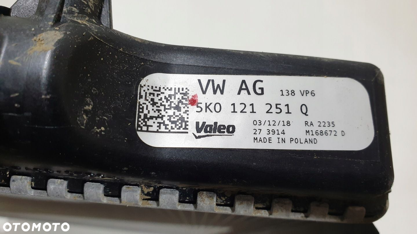 CHŁODNICA WODY AUDI VW SKODA SEAT 2K0121251Q - 9