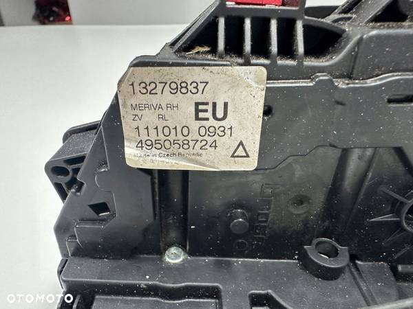 ZAMEK DRZWI PRAWY TYŁ TYLNY OPEL MERIVA B 13279837 - 3