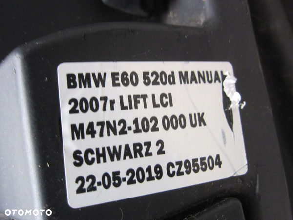 BMW 5 E60 E61 FOTEL KIEROWCY LEWY SKÓRA CZARNA SKÓRA - 8