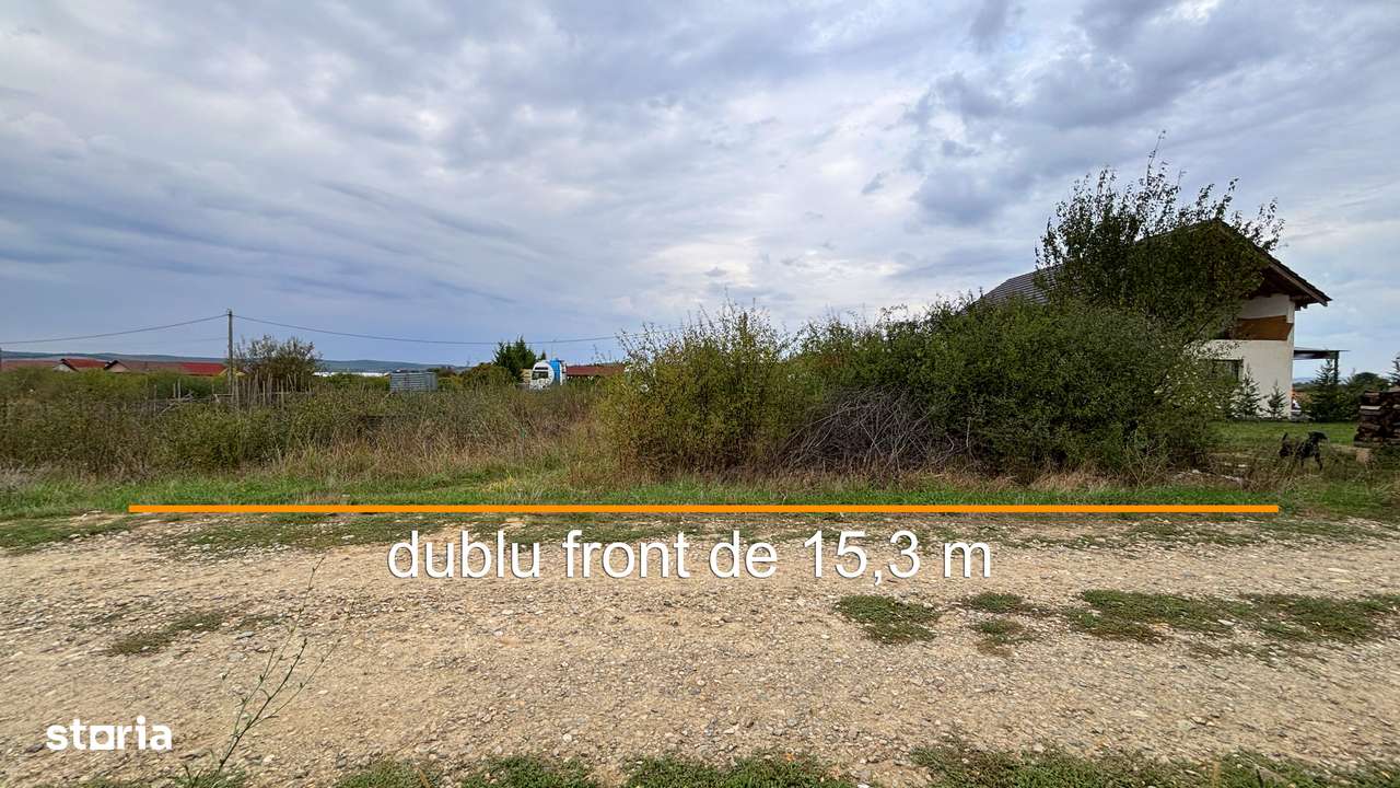 Teren intravilan 496mp la Fughiu - Imagine principală: 3/5