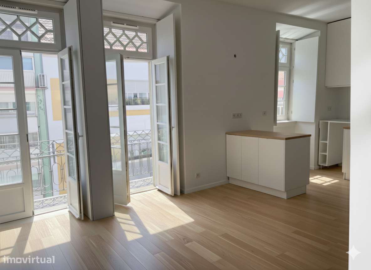 Apartamento T2 | Prédio de Charme Reabilitado | Arroios – Lisboa - Grande imagem: 4/19