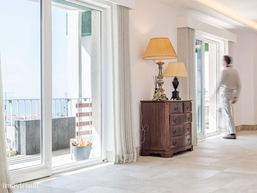 Penthouse T4 + 2 áreas, Varanda vista mar, Estacionamento, Parede - Grande imagem: 4/33