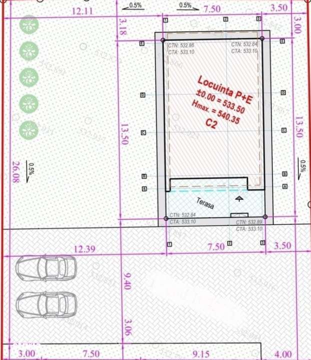 Vila individuala P+E, design mediteranean, Calea Harmanului, Comision-9