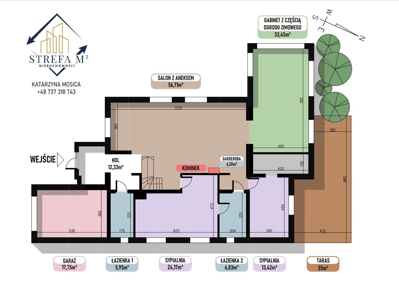 Funkcjonalny DOM pod miastem! 200m2, 1300 m2 działki, Bukowiec!-18