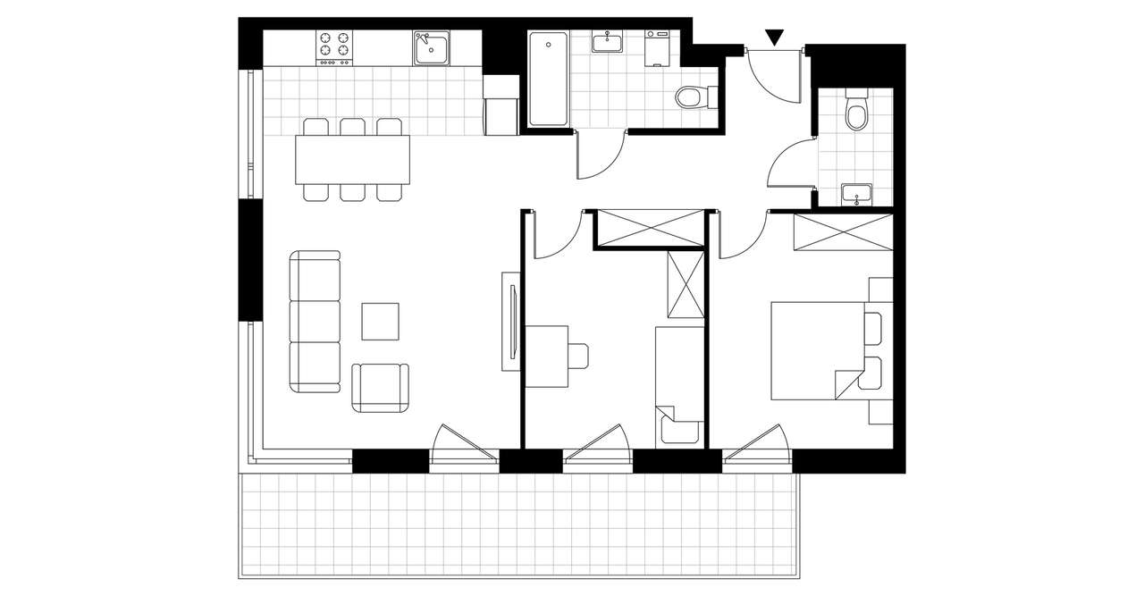 3-pokojowe mieszkanie 65m2 + balkon Bez Prowizji - Pełny obrazek: 3/8