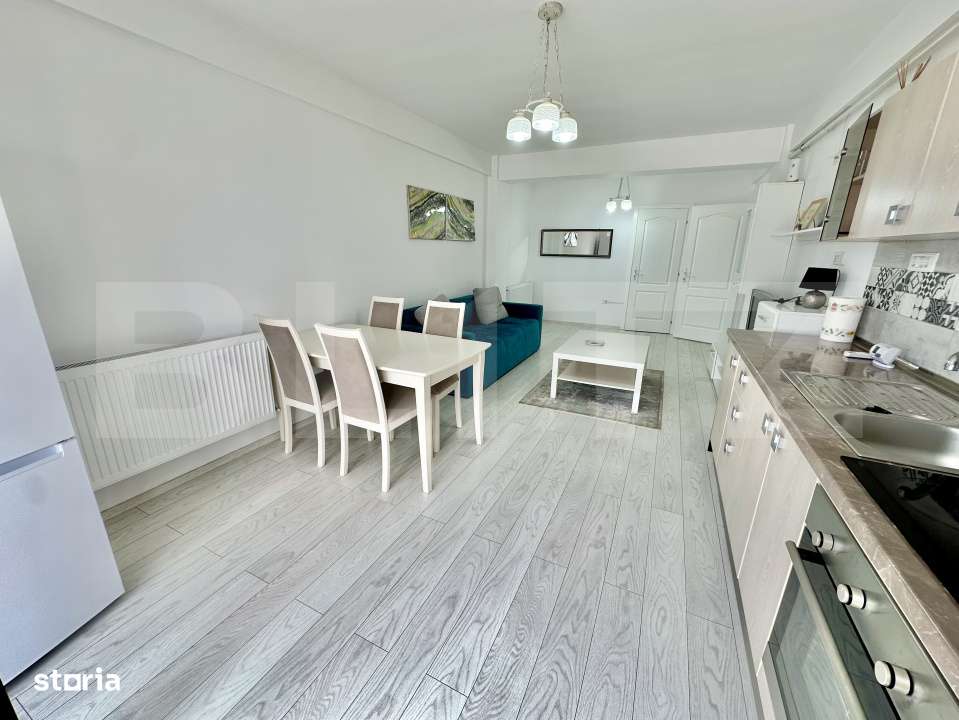 Apartament 2 camere,mobilat modern,balcon,zona Cetate - Imagine principală: 2/6