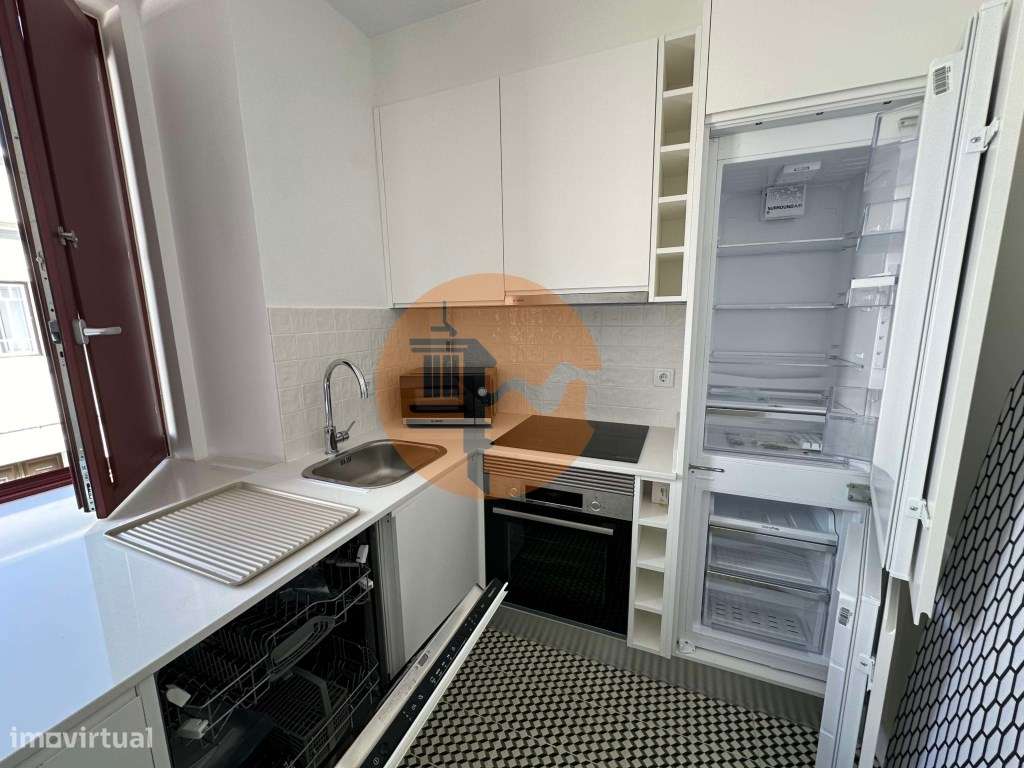 Apartamento T1 Novo, mobilado, anual, no Centro Pombalino de Vila R... - Grande imagem: 5/13
