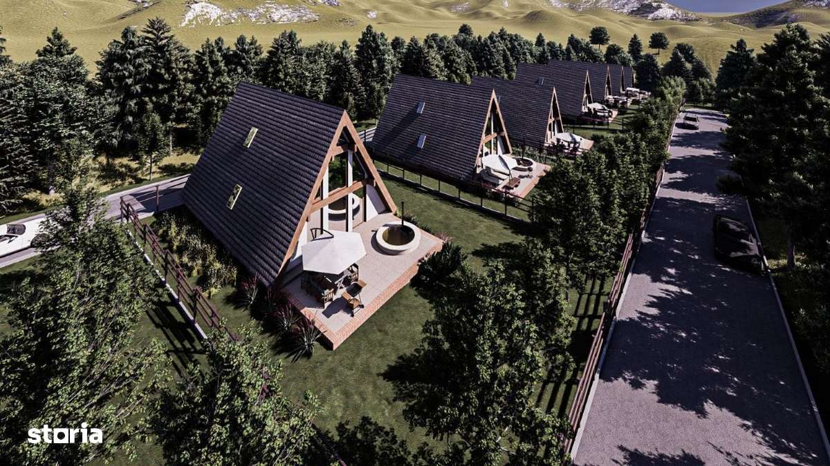 Case A‑Frame 4 camere, Râșnov,Brașov–Direct dezvoltator, fără comision-14