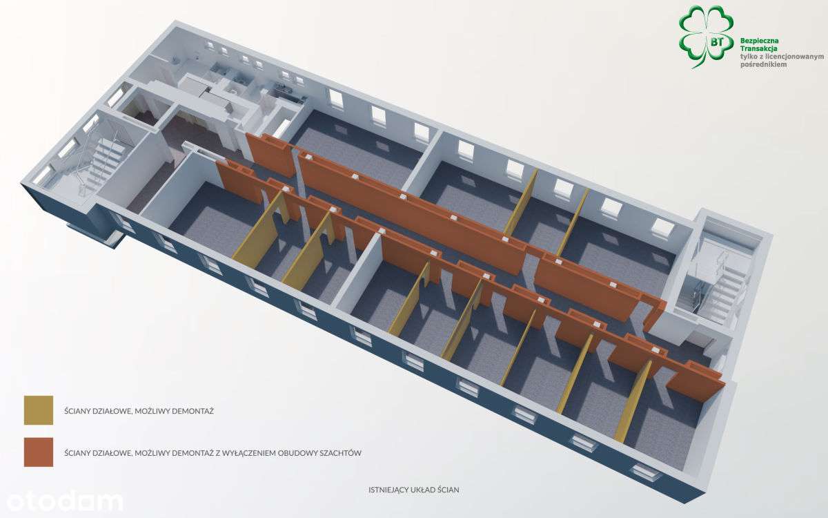 Grunwald, piętro/ piętra  biurowca na sprzedaż, świetna  lokalizacja-16