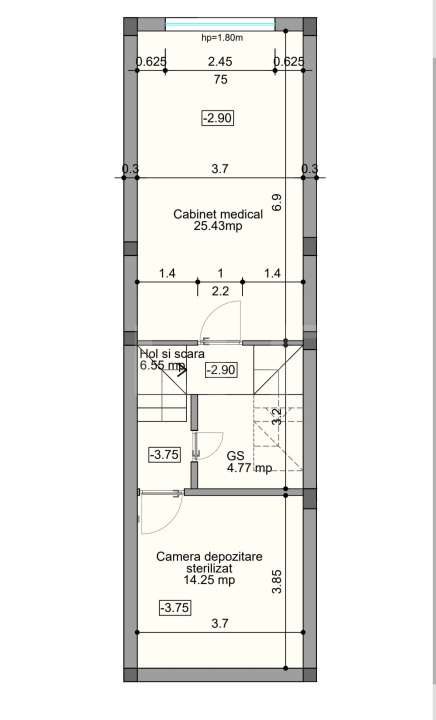 Spatiu medical, 145 mp utili, zona Centrala - Imagine principală: 5/6