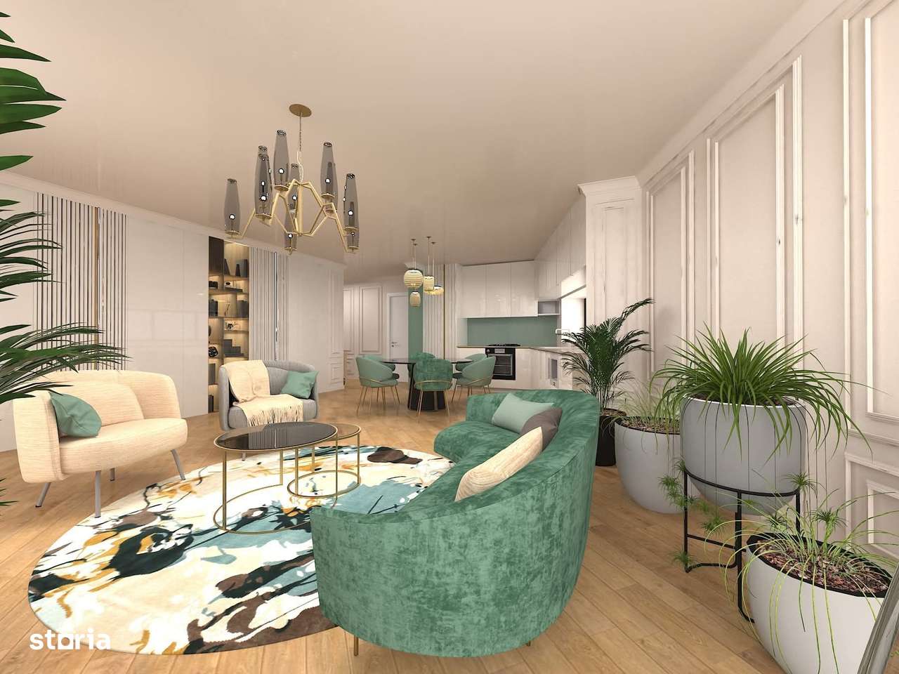 3 camere + parcare, Aviatiei Tower, Mall Promenada-11