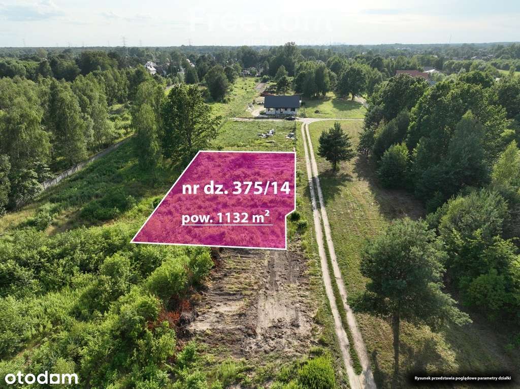 Działka 1132 m2 obok Sulejówka, Mpzp, - Pełny obrazek: 4/15