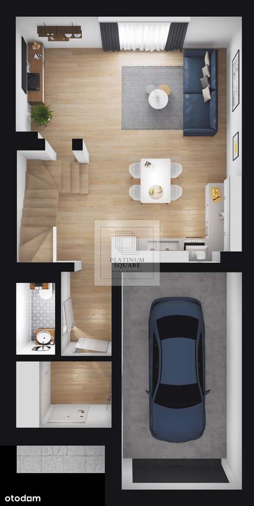 Gotowe domy, Ogródek, Garaż-13