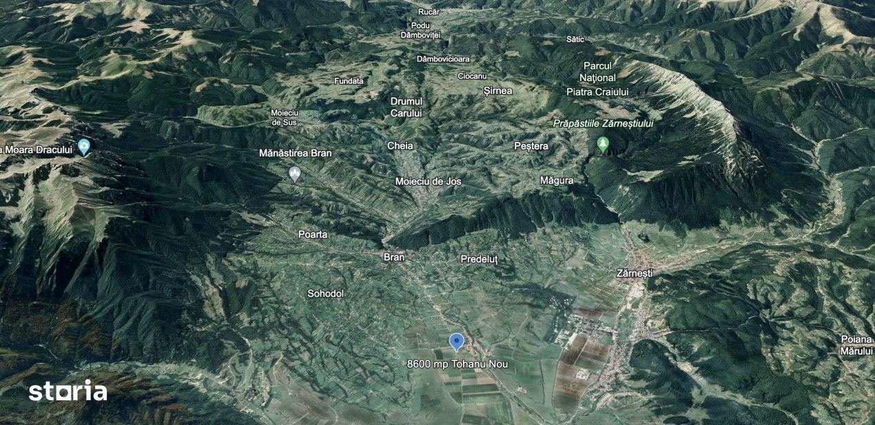 Teren plat P +4 Bran, panoramic munti, DN73, toate utilitatile-15