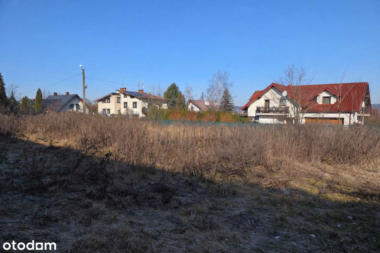 Działka budowlana 46 ar z pozwoleniem na budowę - Zabierzów-4