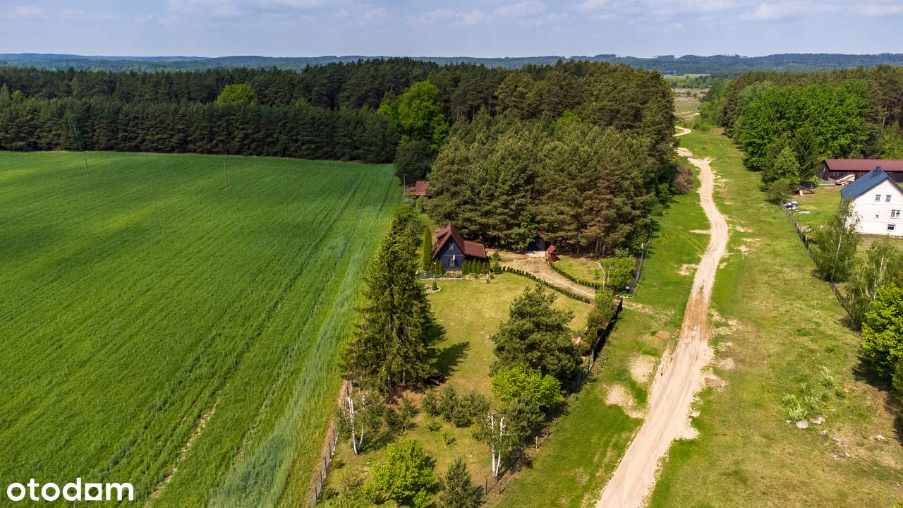 Duża działka z dwoma domkami i garażem - blisko rzeki Narew-15