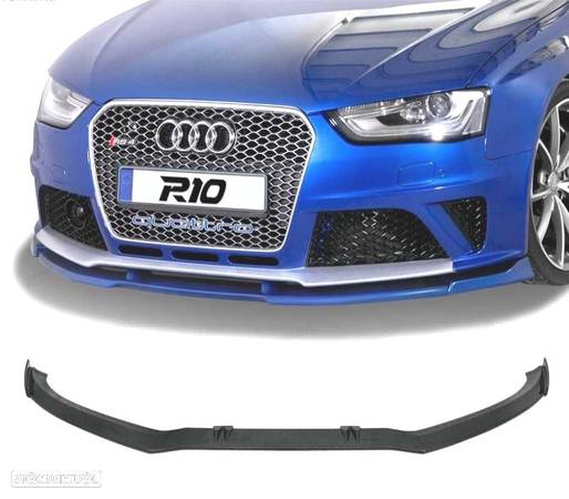 SPOILER LIP FRONTAL LOOK RS4 PARA AUDI A4 B8 8K 11-15 - 1