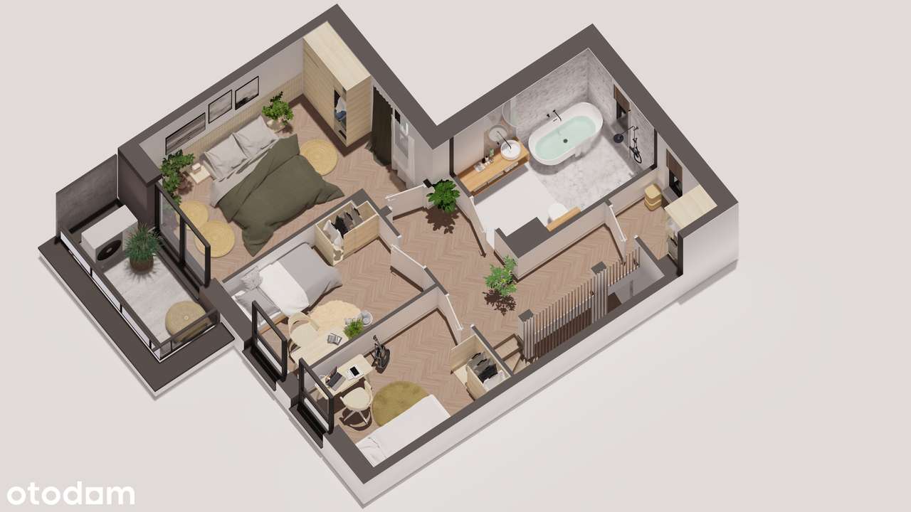 IWONICKA- DOMY 101 M2 Z GARAŻEM I OGRODEM (DOM NR 7)-5