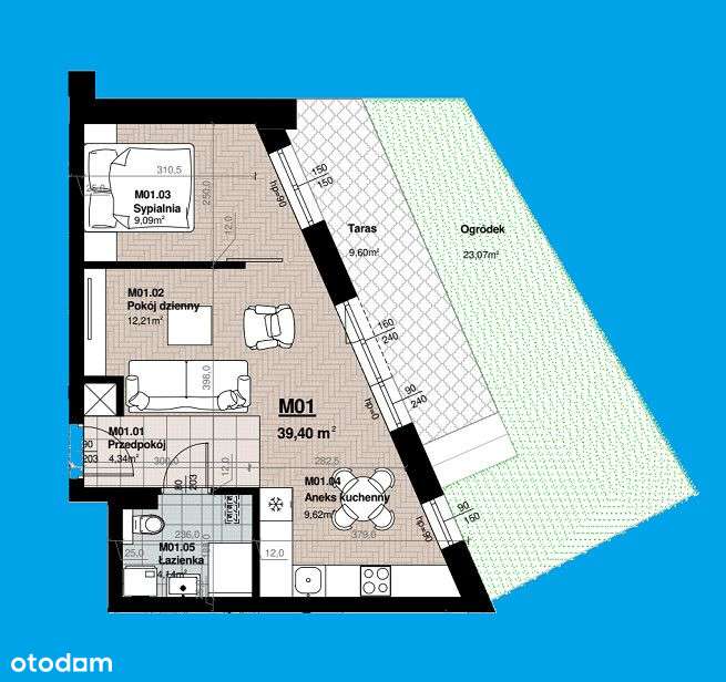 Od dewelopera*** na kameralnym zielonym osiedlu - Pełny obrazek: 2/3