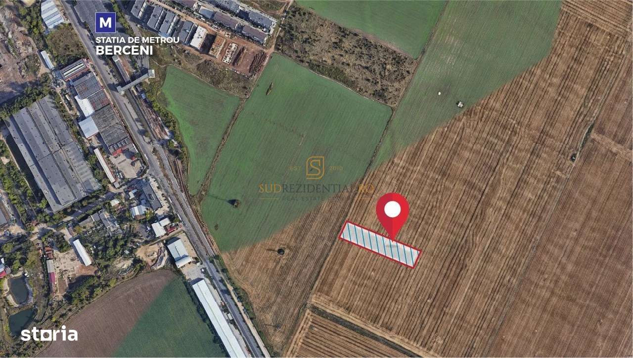 Lot de teren de vanzare, 2500 mp, Metrou Berceni, Popesti – Leordeni - Imagine principală: 2/5