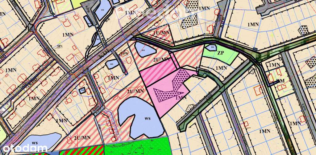 Działki 1MN i 2U/MN 10 400 m² pod inwestycję - Pełny obrazek: 5/5