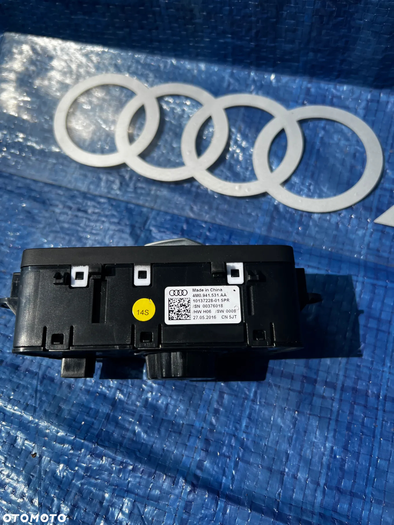 PANEL PRZEŁĄCZNIK ŚWIATEŁ AUDI A5 8W 4M0941531AA - 2