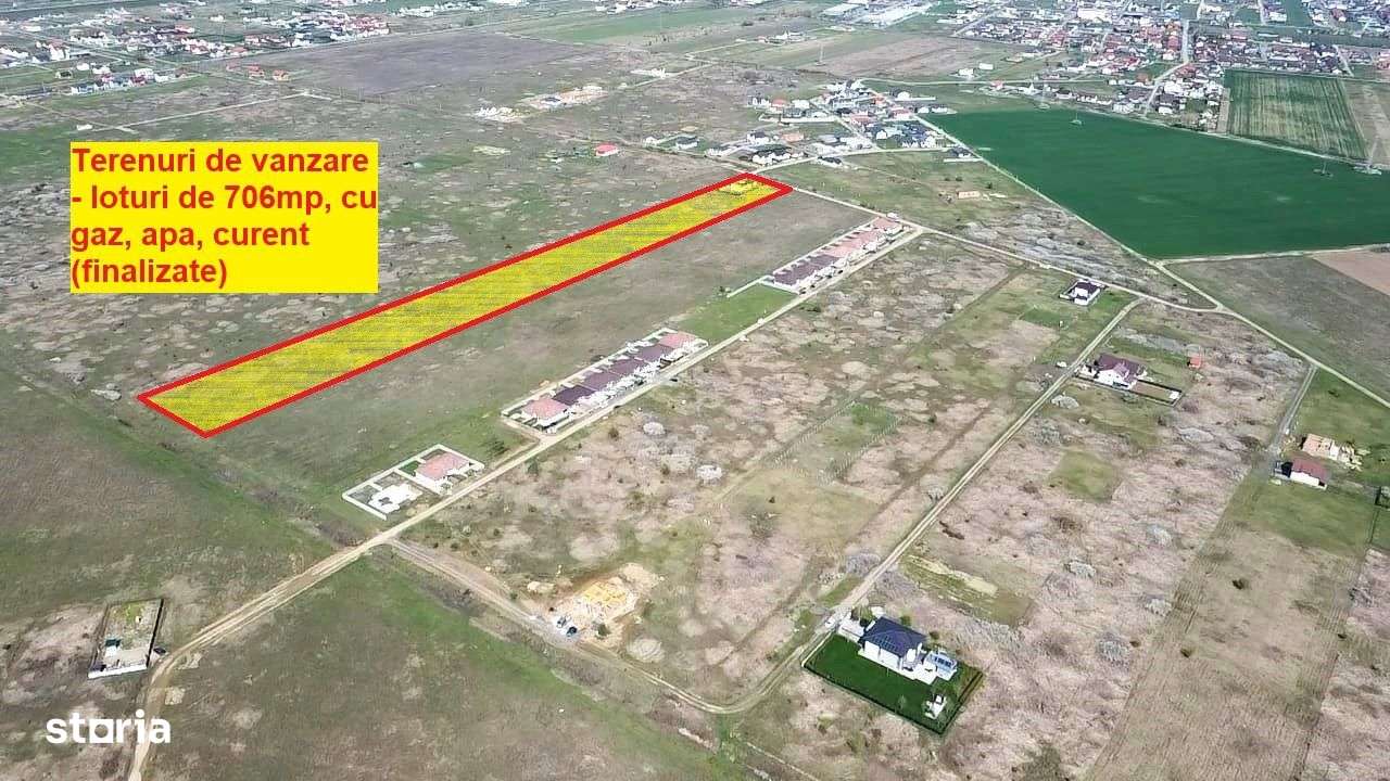 Terenuri de vanzare Mosnita, cu utilitati - 70 euro/mp+TVA - Imagine principală: 4/5