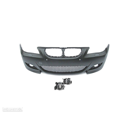 PÁRA-CHOQUES FRONTAL M5 + FARÓIS NEVOEIRO PARA BMW E60 E61 03-07 COM PDC - 2