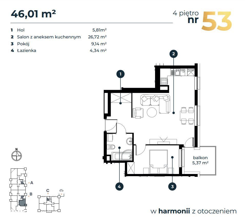 M.53 Apartamenty Harmony