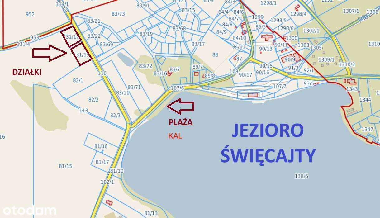 Działki w pobliżu Jeziora Święcajty - KAL - Pełny obrazek: 5/6