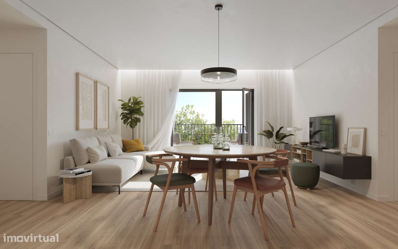 Apartamento T1 Novo c/ Lugar de Garagem em Mafamude (Centro de Gaia)-3