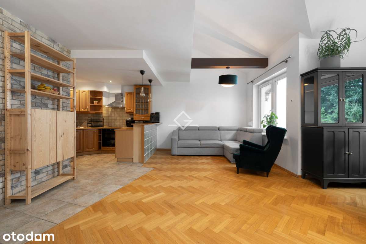 Dwupoziomowe | kominek | słoneczne i ciche - Pełny obrazek: 4/19