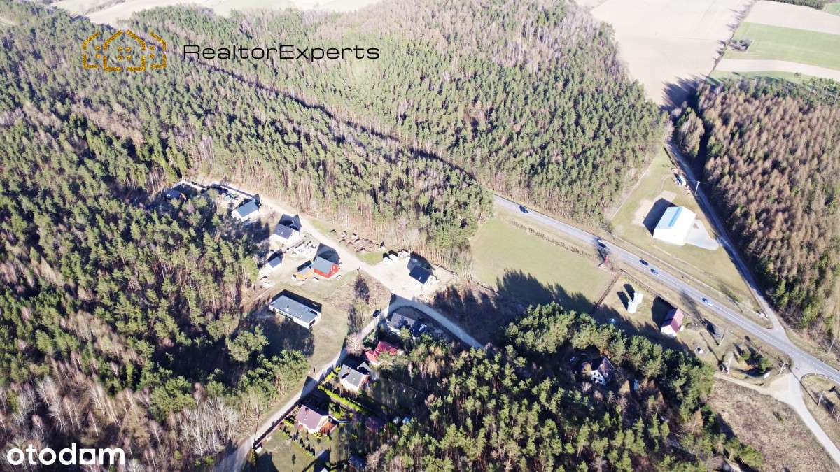 Działka mieszkaniowo - usługowa przy lesie! - Pełny obrazek: 2/15