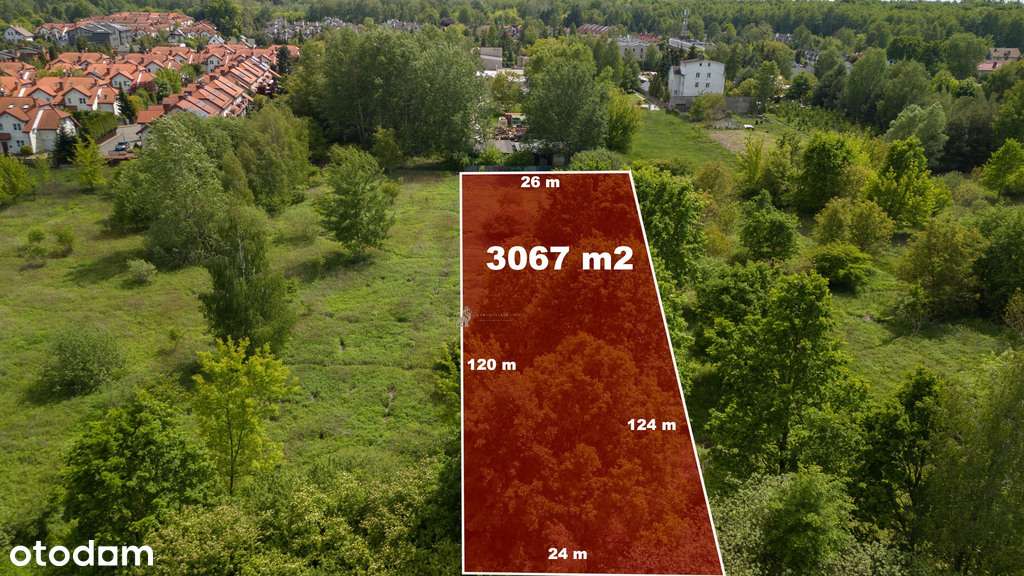 Działka 3067 m2 - Warszawa Bielany ul. Wólczyńska