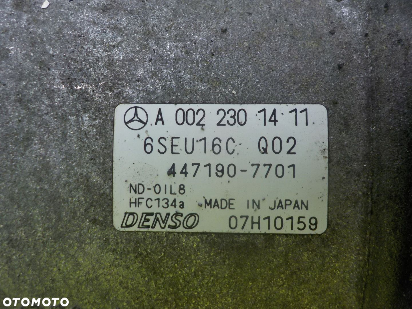 MERCEDES W169 SPRĘŻARKA KLIMATYZACJI A0022301411 - 2