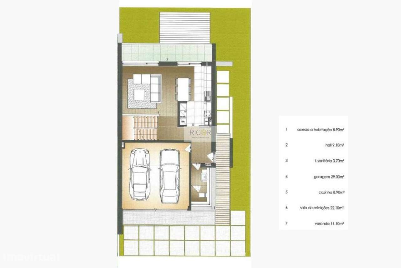 Terreno de 592m2 com viabilidade de construção de moradia T4 de 4 fren - Grande imagem: 5/7