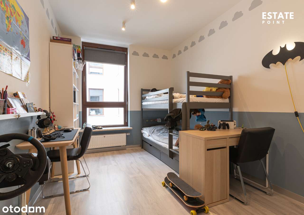 Eleganckie mieszkanie z garderobą i dwiema łazienkami-9