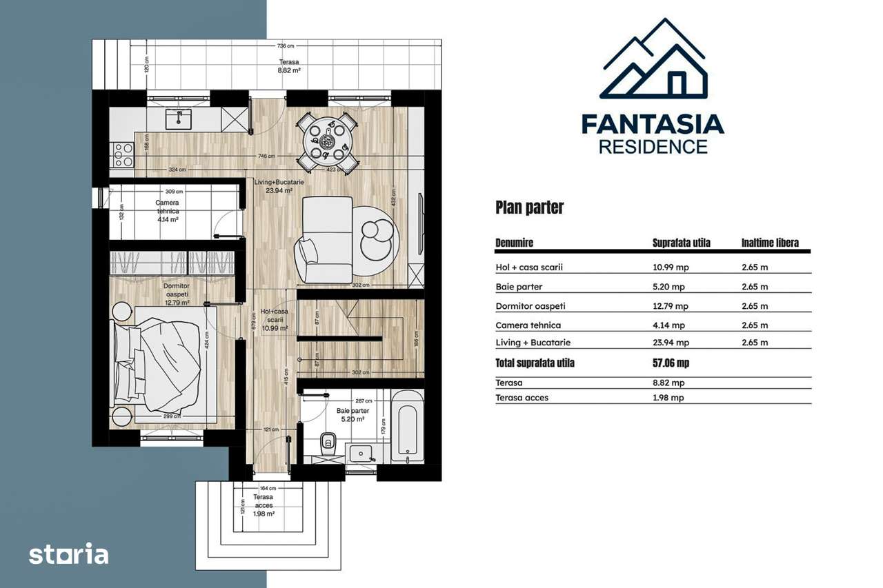 Casă tip duplex, 4 camere, Sânpetru, P+E, construcție 2026-17