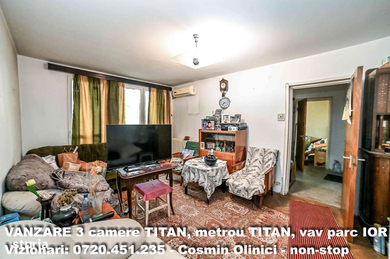 Vanzare 3 camere TITAN, Aleea Barajul Lotru, metrou, parc-8