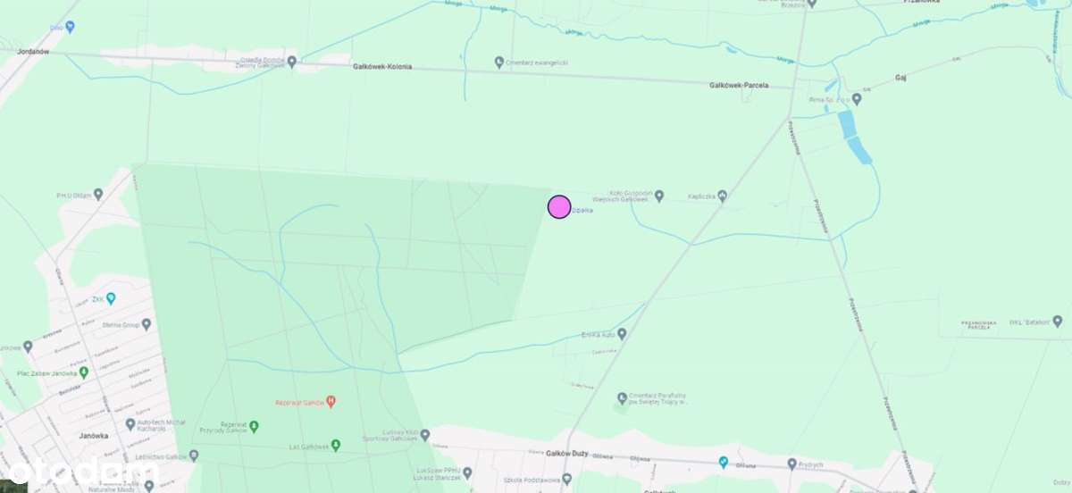 Działka budowlana 1500 m² – Gałkówek-Parcela, media, MPZP, las - Pełny obrazek: 2/7