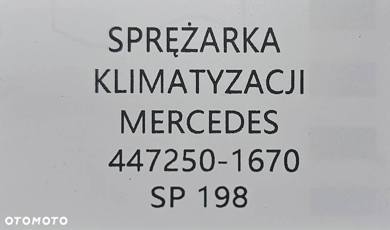 ORG SPRĘŻARKA KOMPRESOR KLIMATYZACJI MERCEDES - A0008303502 - 6